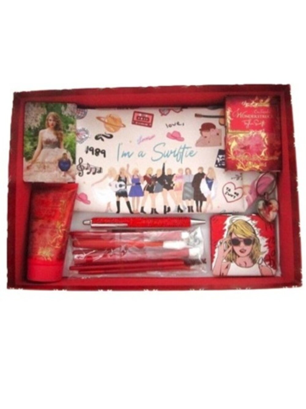 Taylor Swift Wonderstruck, Bag, Mirror, Keychain, Tattoo & Makeup Brushes InkPen